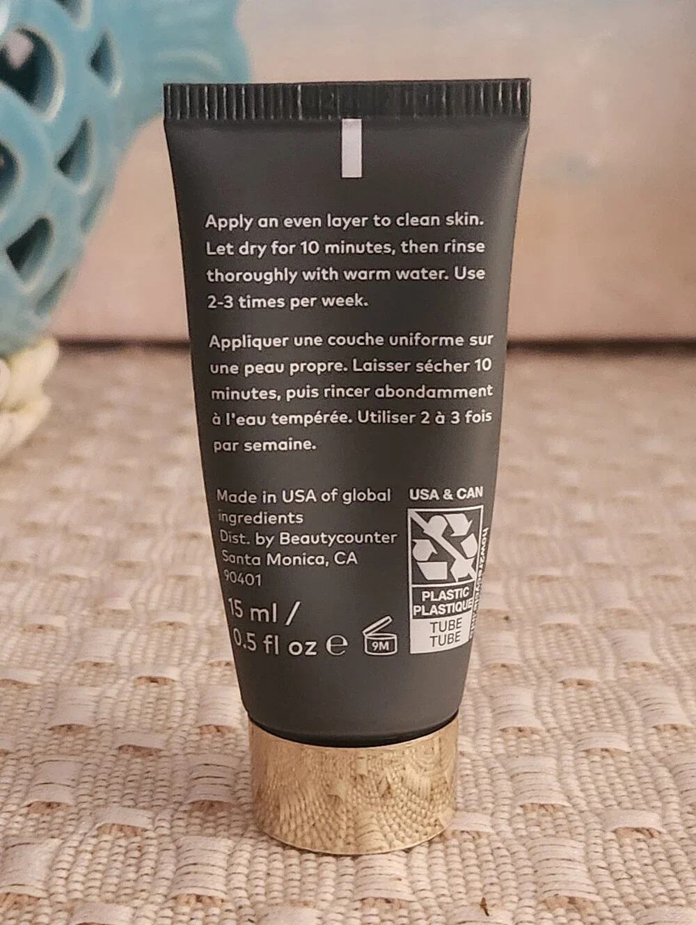 BeautyCounter Duo Lotus Cleansing Stick Charcoal Mask- New